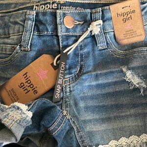 Hippie girl Jean shorts - shortie